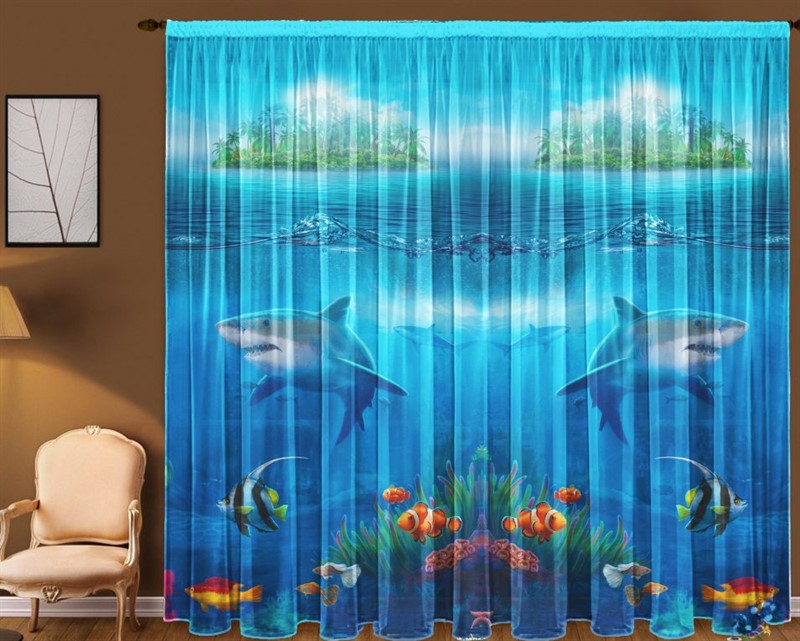 ФОТОТЮЛЬ "ПОДВОДНЫЙ МИР" - фото 6599