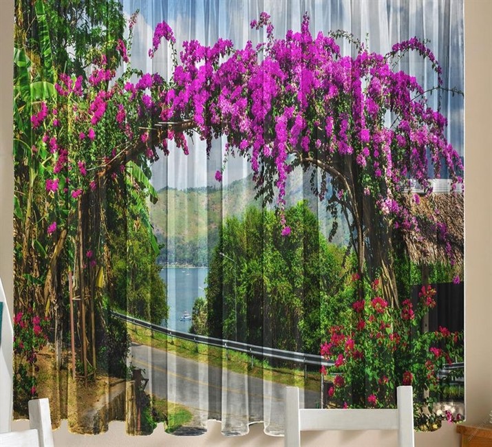 ФОТОТЮЛЬ "ЦВЕТОЧНАЯ АРКА" - фото 7073