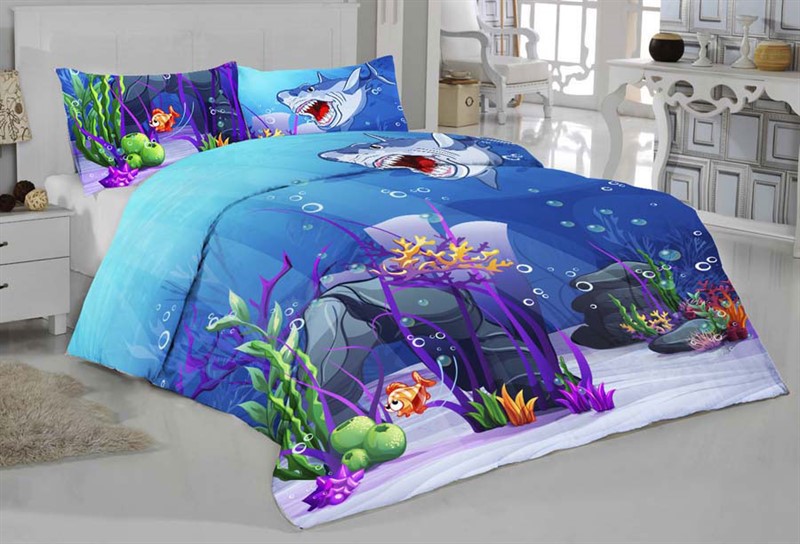 ДЕТСКОЕ ПОСТЕЛЬНОЕ БЕЛЬЕ 3D "НА ДНЕ" - фото 7251