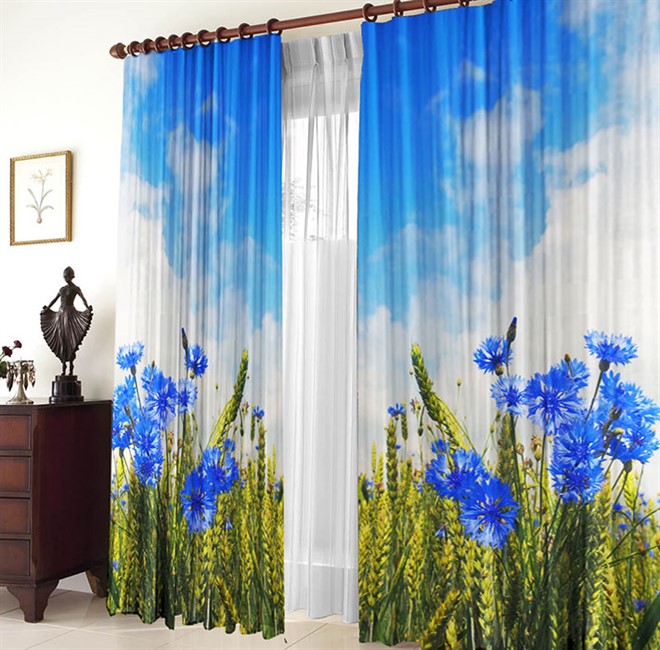 ФОТОТЮЛЬ "ВАСИЛЬКИ" - фото 7767