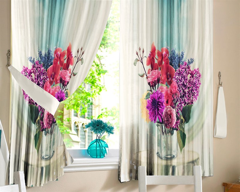 ФОТОТЮЛЬ "ЦВЕТЫ В ВАЗЕ" - фото 7808