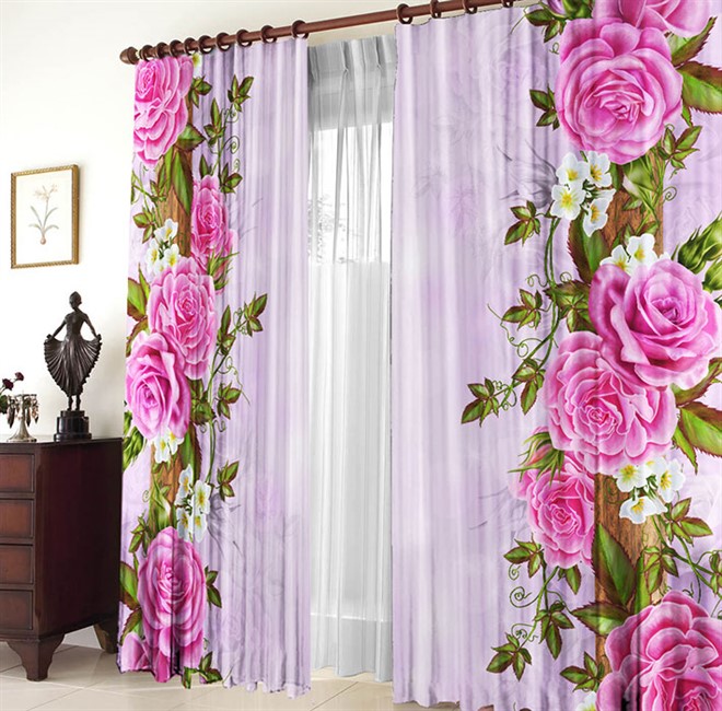 ФОТОПОКРЫВАЛО "КИТАЙСКИЕ РОЗЫ" - фото 7820