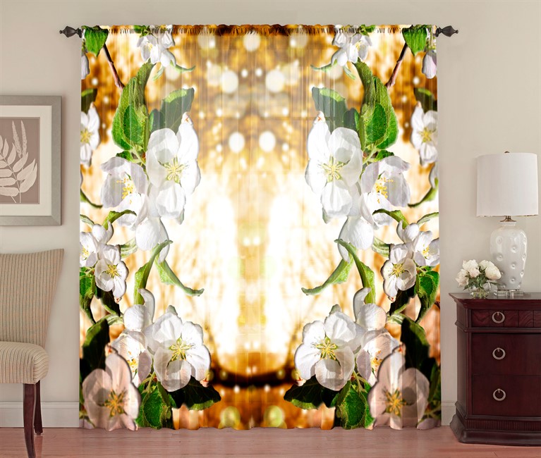 ФОТОТЮЛЬ "ЯБЛОНЕВЫЙ ЦВЕТ" - фото 8102