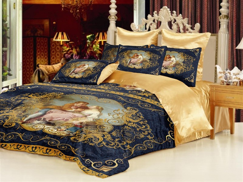 Постельное белье "Аморе СИНИЙ"  - фото 8312