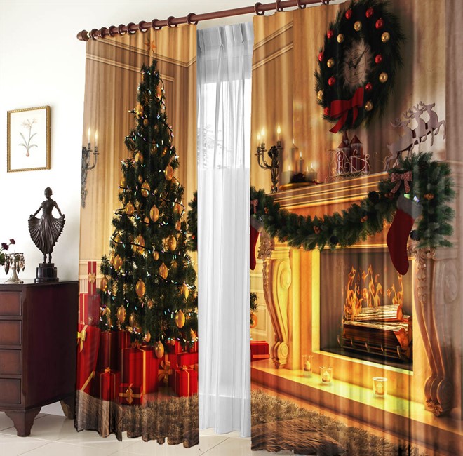 ФОТОШТОРЫ "РОЖДЕСТВО У КАМИНА" - фото 8371