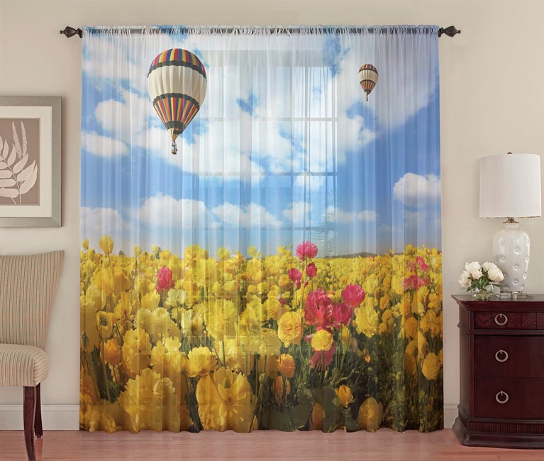 ФОТОТЮЛЬ "ВОЗДУШНЫЕ ШАРЫ" - фото 8394