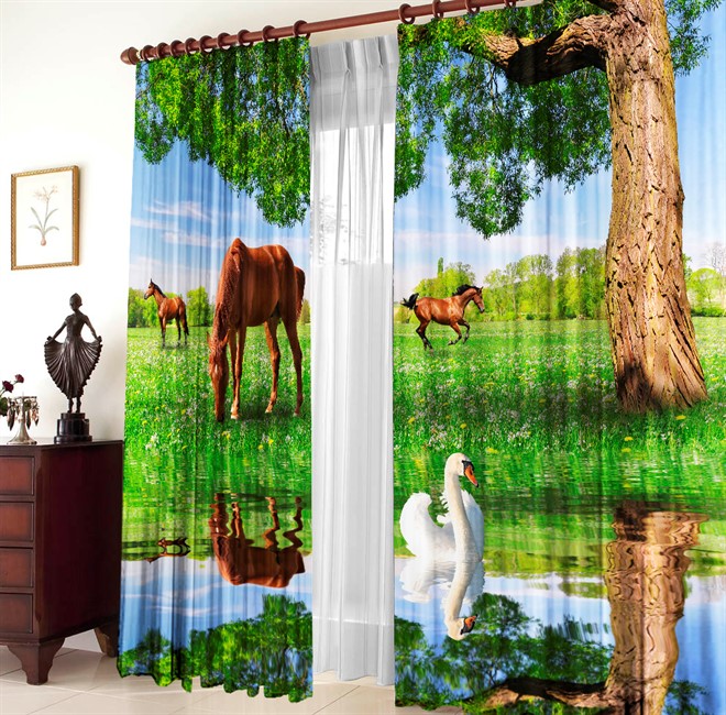 ФОТОТЮЛЬ "ДЕРЕВНЯ" - фото 8405