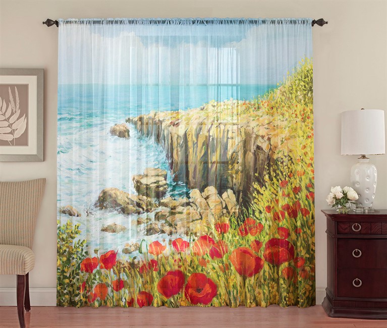 ФОТОТЮЛЬ "ЗВУКИ МОРЯ" - фото 8417