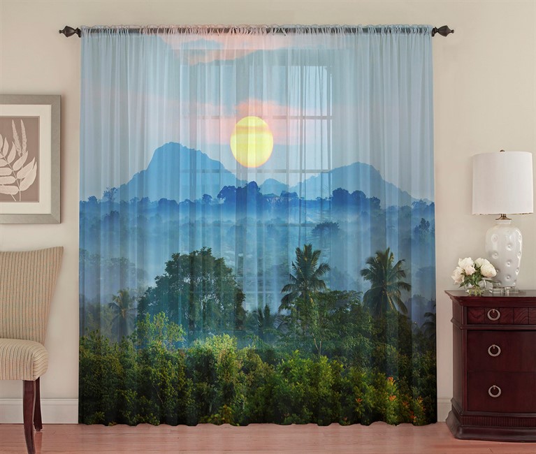 ФОТОТЮЛЬ "УТРО В ГОРАХ" - фото 8496