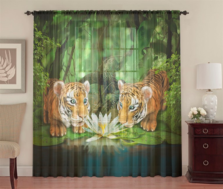 фотошторы "ТИГРЯТА"   - фото 8998
