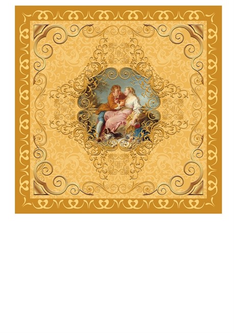 МОДУЛЬНАЯ КАРТИНА "АМОРЕ ЗОЛОТО" - фото 9072