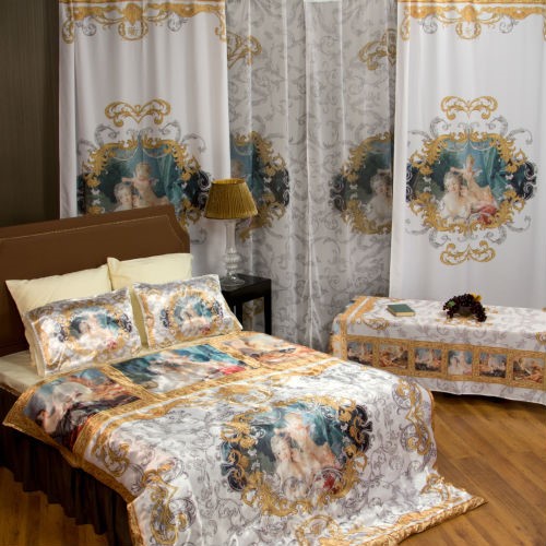 ПОСТЕЛЬНОЕ БЕЛЬЕ "МАДОННА БЕЛЫЙ" ЕВРОСТАНДАРТ - фото 9091