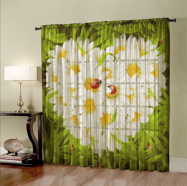 ФОТОТЮЛЬ "В РОМАШКАХ" - фото 9168