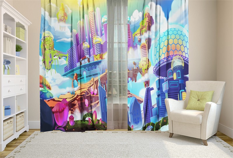 фотошторы "ВОЛШЕБНЫЙ ГОРОД" - фото 9211