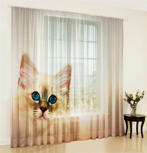 ФОТОТЮЛЬ "БЕЛЫЙ КОТ" - фото 9299