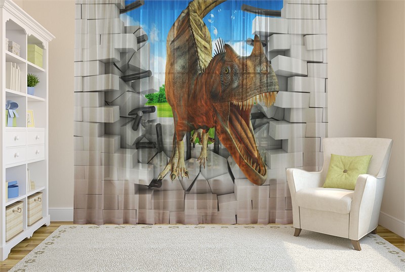 фотошторы  "ДИНОЗАВР РЕКС" - фото 9333