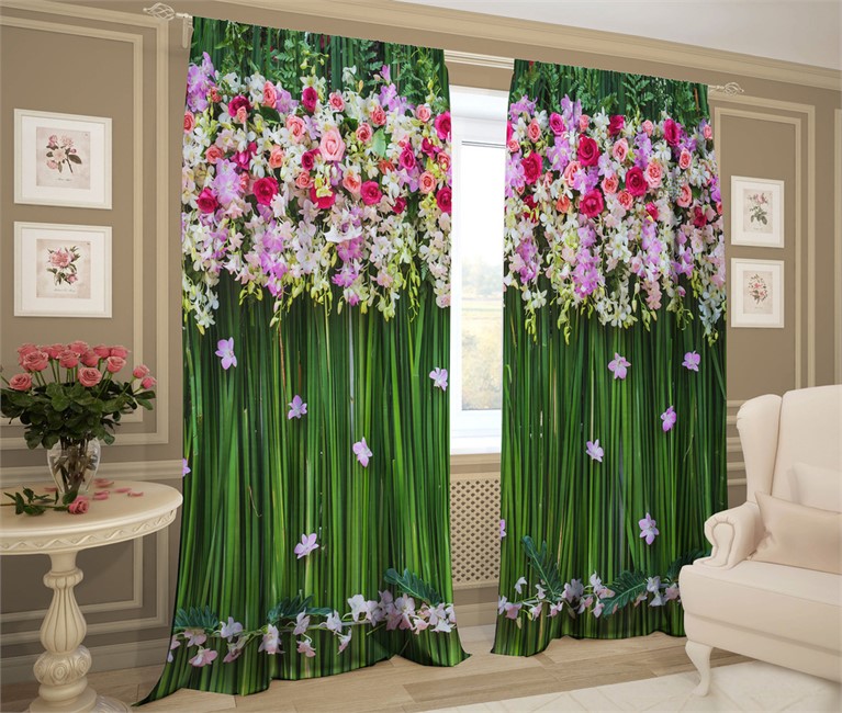 фотошторы "ЗЕЛЕНЫЙ ЗАНАВЕС"  - фото 9359