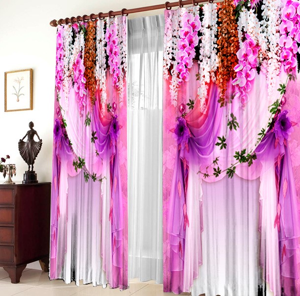 фото шторы Летний день "ПРИМАДОННА РОЗ" - фото 9419