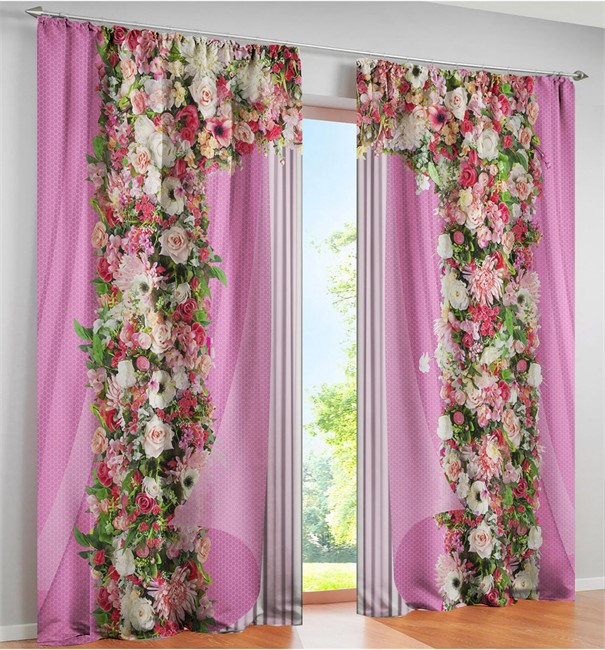 фотошторы "ЦВЕТЕНИЕ РОЗ" - фото 9460