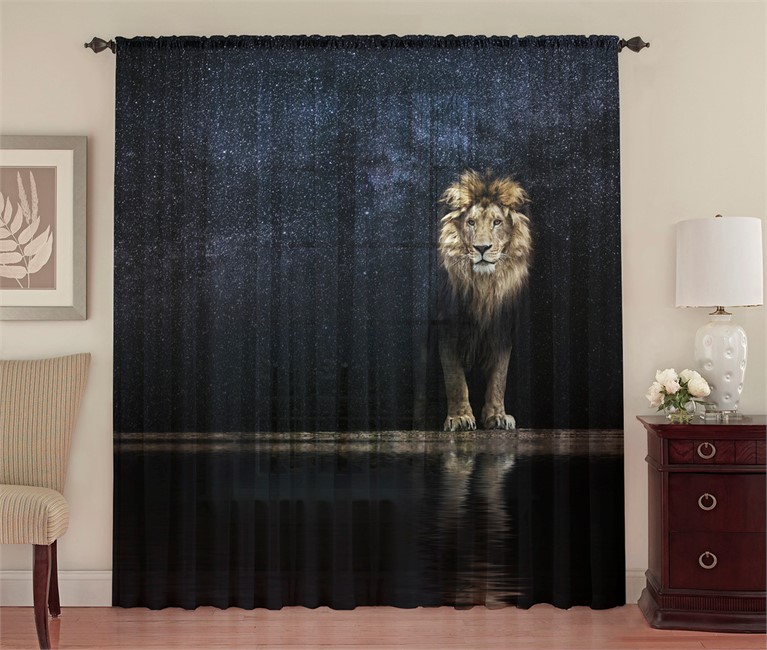 фотошторы "СТИХИЯ ЛЬВА"  - фото 9505