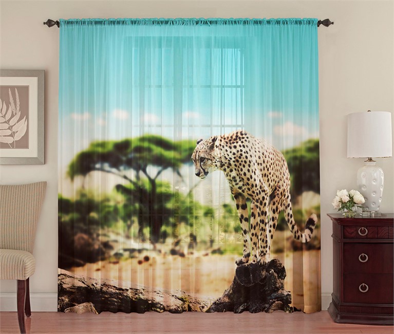 ФОТОШТОРЫ КУХНЯ  "ДИКАЯ КОШКА" - фото 9620