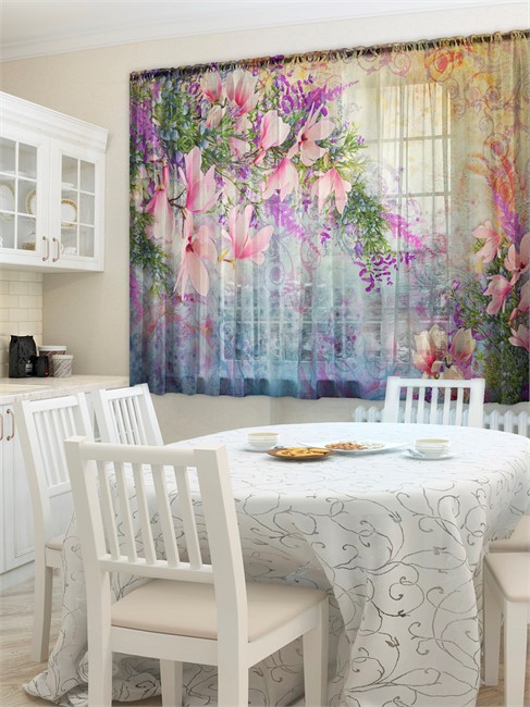 ФОТОШТОРЫ КУХНЯ "УТРО В САДУ" - фото 9672