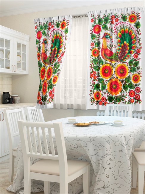 ФОТОСКАТЕРТЬ "ПЕТУШКИ" - фото 9689