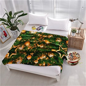 ПЛЕД ФЛИСОВЫЙ "ЕЛКИ"