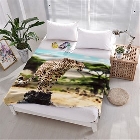 ПЛЕД ФЛИСОВЫЙ "ДИКАЯ КОШКА"