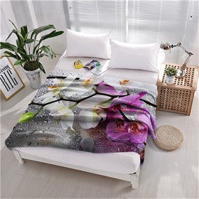 ПЛЕД ФЛИСОВЫЙ "ДОЖДЬ"