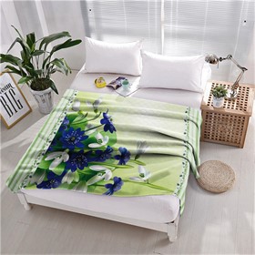 ПЛЕД ФЛИСОВЫЙ "ВЕСЕННЯЯ КАПЕЛЬ"