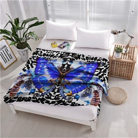 ПЛЕД ФЛИСОВЫЙ "МАХАОН СИНИЙ"