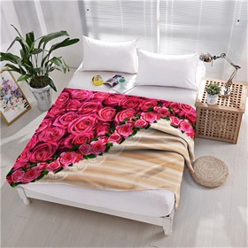 ПЛЕД ФЛИСОВЫЙ "УПОЕНИЕ РОЗОВЫЙ"