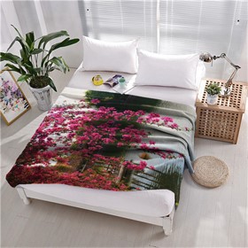 ПЛЕД ФЛИСОВЫЙ "ТИХИЙ ШЕЛЕСТ" 