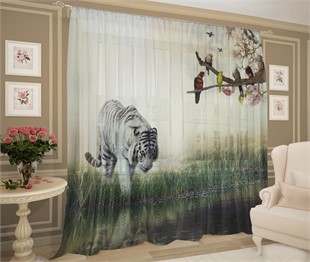 ФОТОТЮЛЬ "ТИГР У РЕКИ " 