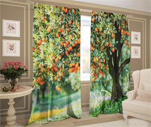 ФОТОТЮЛЬ "АПЕЛЬСИНОВОЕ ДЕРЕВО"