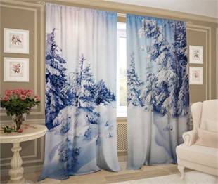 фотошторы "ЗИМУШКА"  