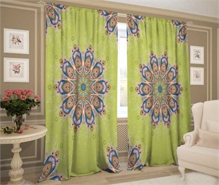 фотошторы "ЗАВЕТНОЕ ЖЕЛАНИЕ САЛАТОВЫЙ" 