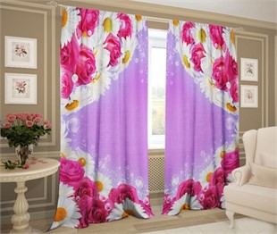 фотошторы "ЭЛИТНЫЙ АРОМАТ ФИОЛЕТ" 