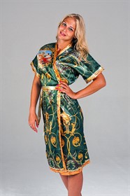 ХАЛАТ "ЛАУРА ЗЕЛЕНЫЙ"