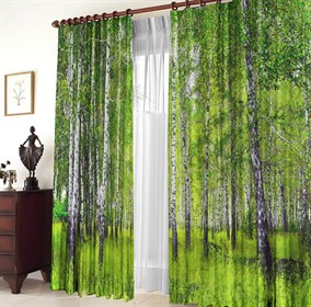 фотошторы "БЕРЕЗОВАЯ РОЩА"