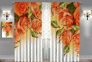 ФОТОШТОРЫ "ПЕРСИКОВЫЕ РОЗЫ" 