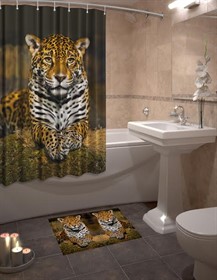 ФОТОШТОРЫ ДЛЯ ВАННОЙ "ЛЕОПАРД"