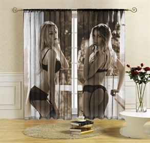 фотошторы "СОБЛАЗНИТЕЛЬНИЦА"  