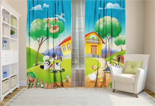 фотошторы "ГОРОДОК" 