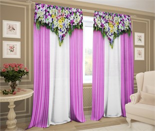 фотошторы "АРОМАТНОЕ ИСКУШЕНИЕ РОЗ" 