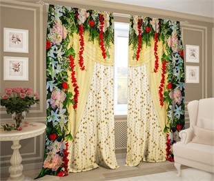  фотошторы "АВАНТЮРА ЖЕЛТЫЙ"