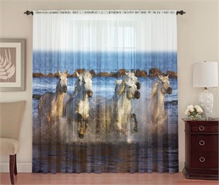 ФОТОТЮЛЬ "БЕЛЫЕ ЛОШАДИ" 