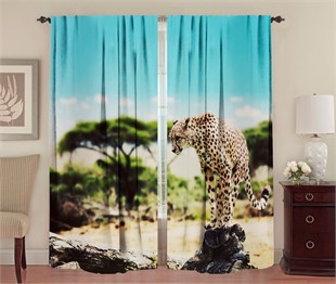 фотошторы "ДИКАЯ КОШКА"