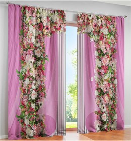 фотошторы "ЦВЕТЕНИЕ РОЗ"